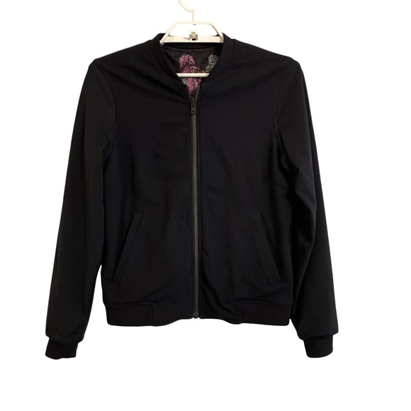 Lululemon Party Bomber Jacket Reversible Garden Party size 10 - Picture 3 of 16